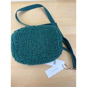 Ugg Purse Janey II Sherpa Faux Fur Green Handbag UNUSED- No BAG